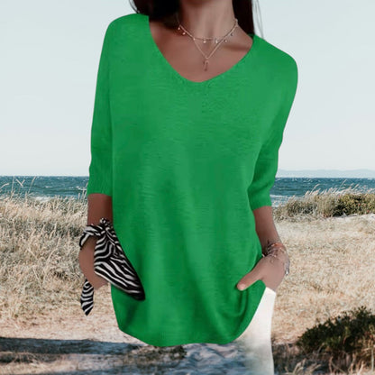 Variant image for Gerda Top Estivo Donna – Leggero e Traspirante, Scollo a V-21