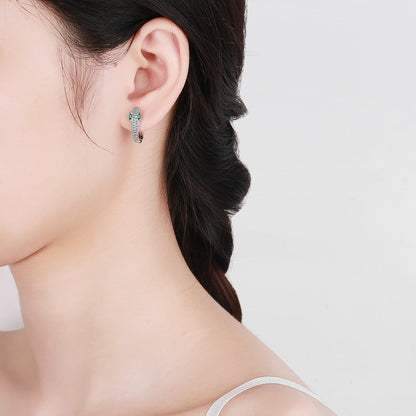 Oorbellen Slangen 925 Zilver Leila Elegant Simpel