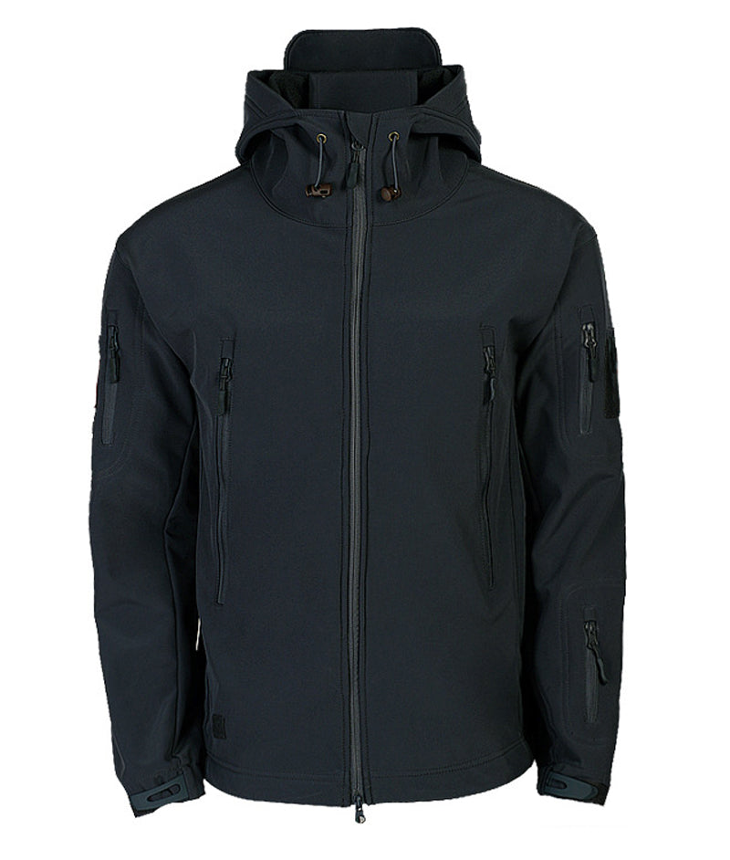 Heren Softshell Jas Waterdicht Winddicht met Capuchon