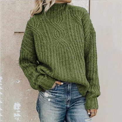 Gebreide Trui voor Dames Oversized Zacht Warm
