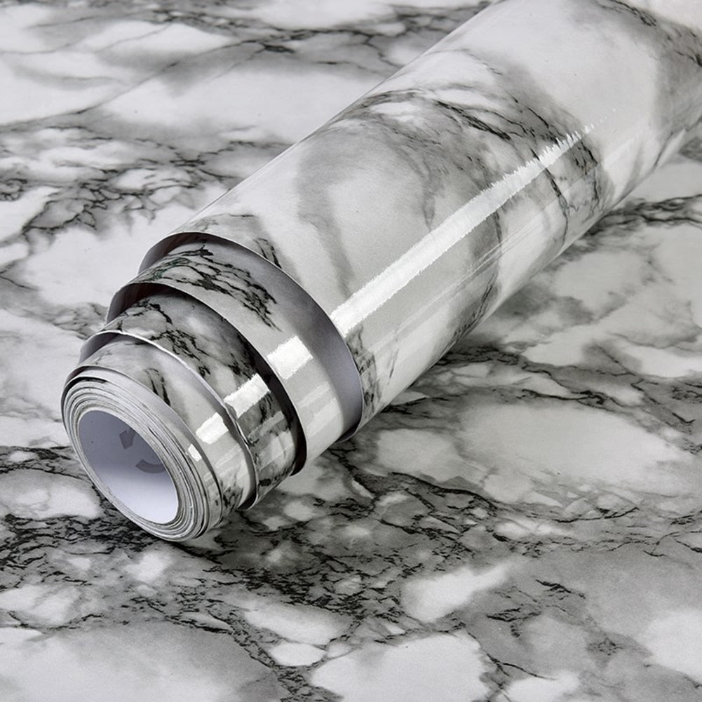 Marmer Look Sticker Waterdicht voor Muren en Meubels