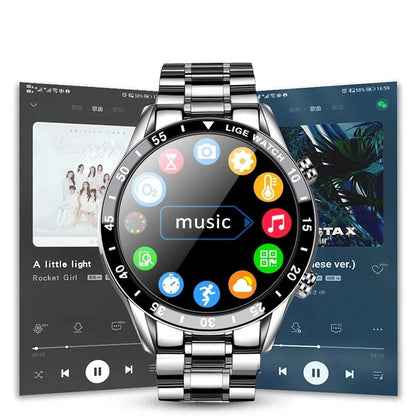 Heren Smartwatch Luxe Axel Met Hartslagmeter