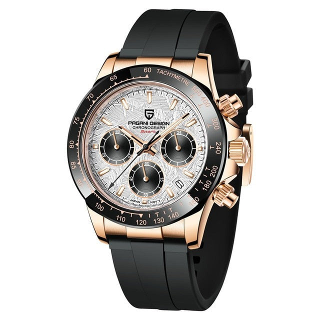 RVS Herenhorloge Sapphire Blauw Luxe Design