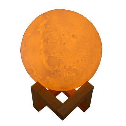 Luchtbevochtiger en Lamp in Een: Moon Air Purifier Modern Design