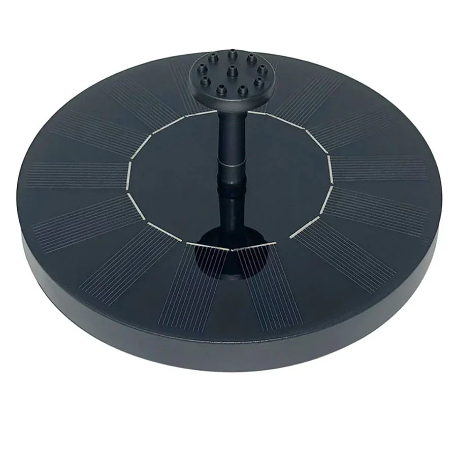Solar tuinfontein met watercirculatie en vogelbad