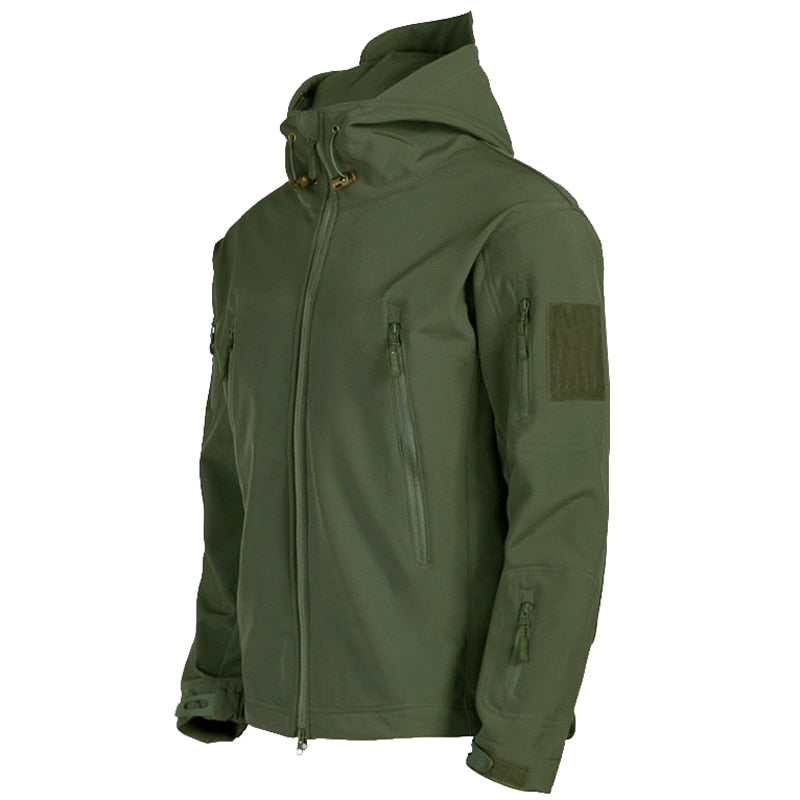 Waterdichte Heren Outdoor Jas – Winddicht & Functioneel met Antidiefstaltassen