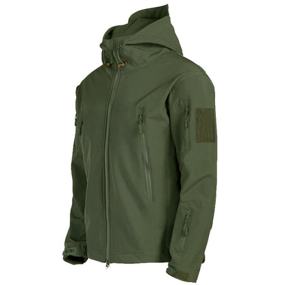 Waterdichte Heren Outdoor Jas – Winddicht & Functioneel met Antidiefstaltassen