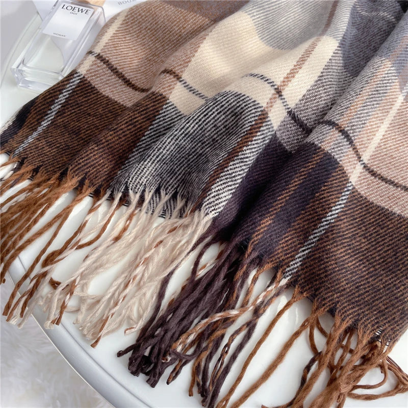 Gebreide Sjaal Trendy Warme Stijlvolle Accessoire