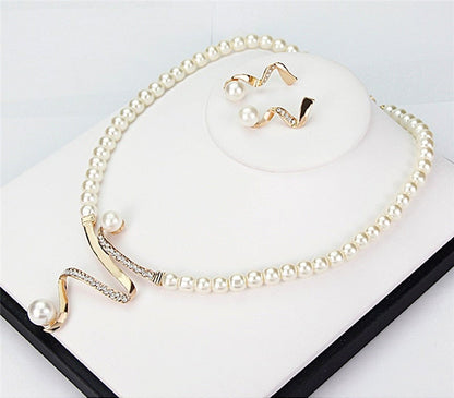 Natuurlijke Parel Sieraden Set voor Vrouw