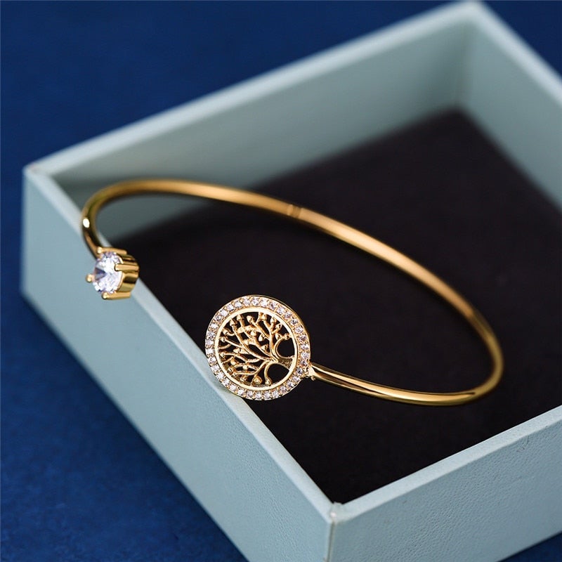 Levensboom Armband Verstelbaar Met Boom Motief - Mode Vibes