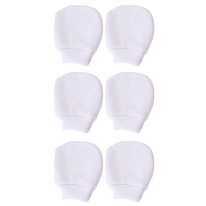 Baby Krabwantjes Set van 3 Paar Zachte Wantjes