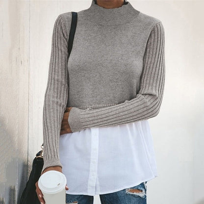 Vrouwelijke Blouse Klassieke Stijl Elegante Casual Look - Mode Vibes