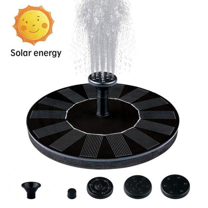 Zonne-energie Waterfontein voor Tuin en Buitenruimte