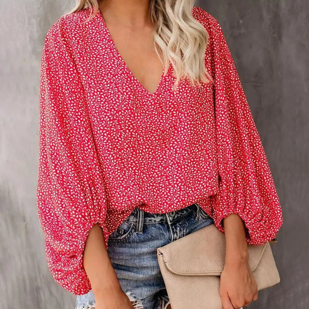 Vrouwen Top met Lantaarnmouw Zwart Mode - Mode Vibes