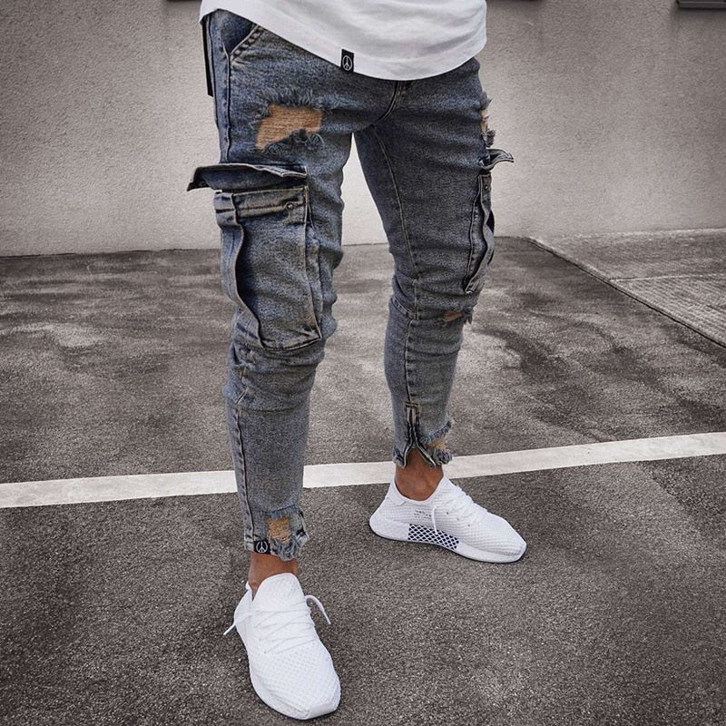 Herense Cargo Broek Streetwear Stijl - Mode Vibes
