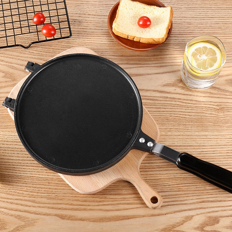 Wafelijzer Koekenpan voor Wafels en Omeletten