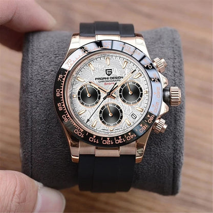 RVS Herenhorloge Sapphire Blauw Luxe Design
