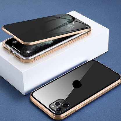 iPhone Hoesje met Magnetische Sluiting en Privacybescherming - Mode Vibes