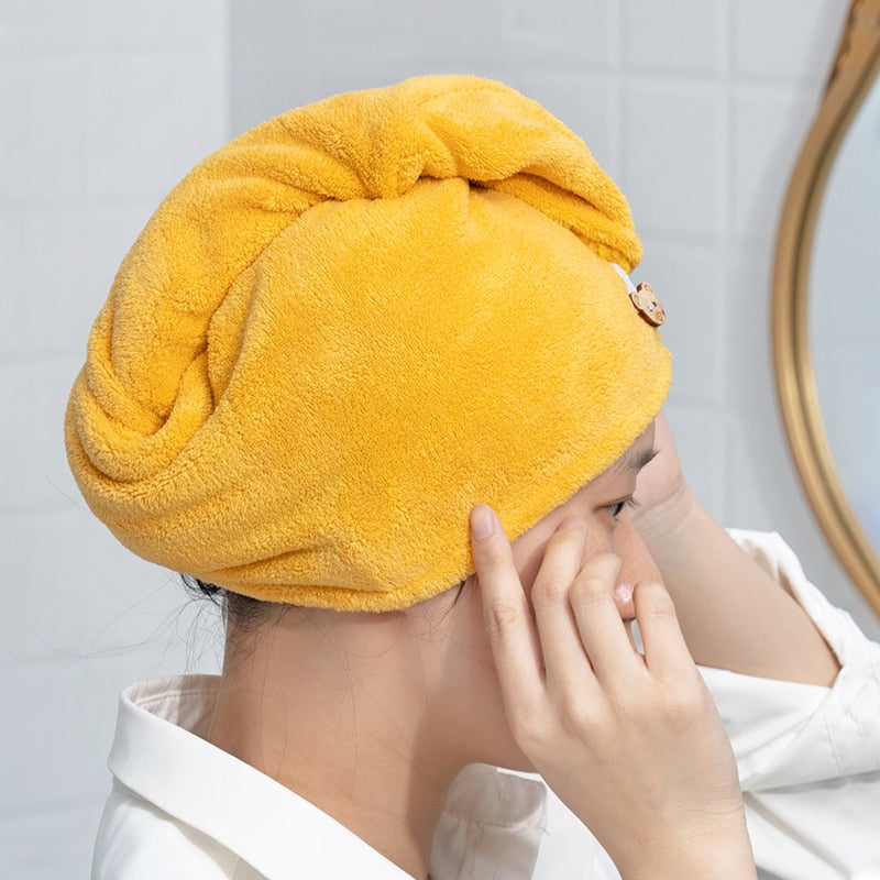 Snel Drooghaar Handdoek Beschadigingsvrij voor Drogend Haar