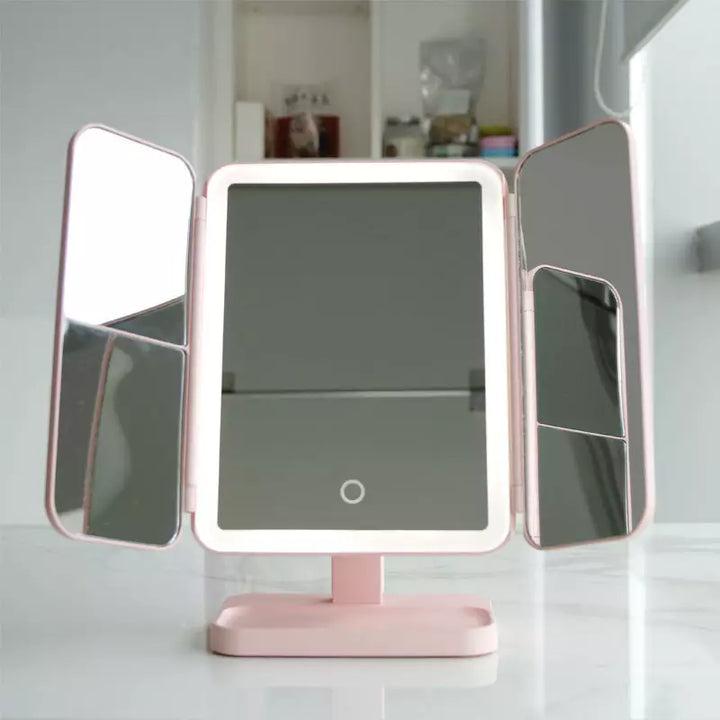 LED Make-up Spiegel met Driedubbele Verlichting en Dimbare Optie