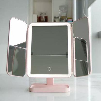 LED Make-up Spiegel met Driedubbele Verlichting en Dimbare Optie
