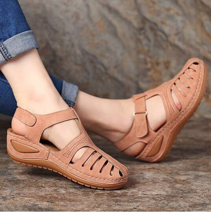 Orthopedische Sandalen voor Dames van LeerComfortabele Elin Sandalen