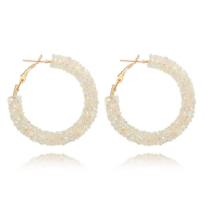 Feestelijke Oorbellen | Glitter Hoops voor Vrouw