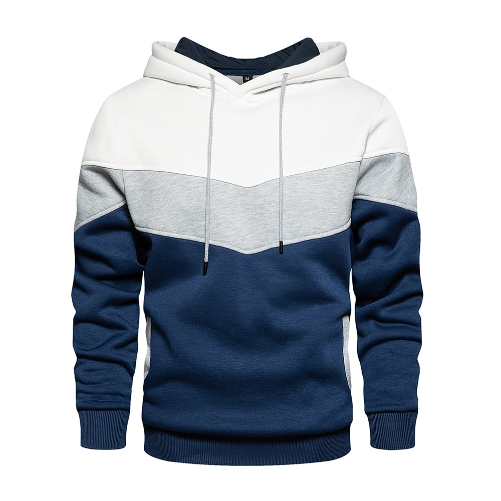 Heren Hoodie Katoen Mix Zwart Darius