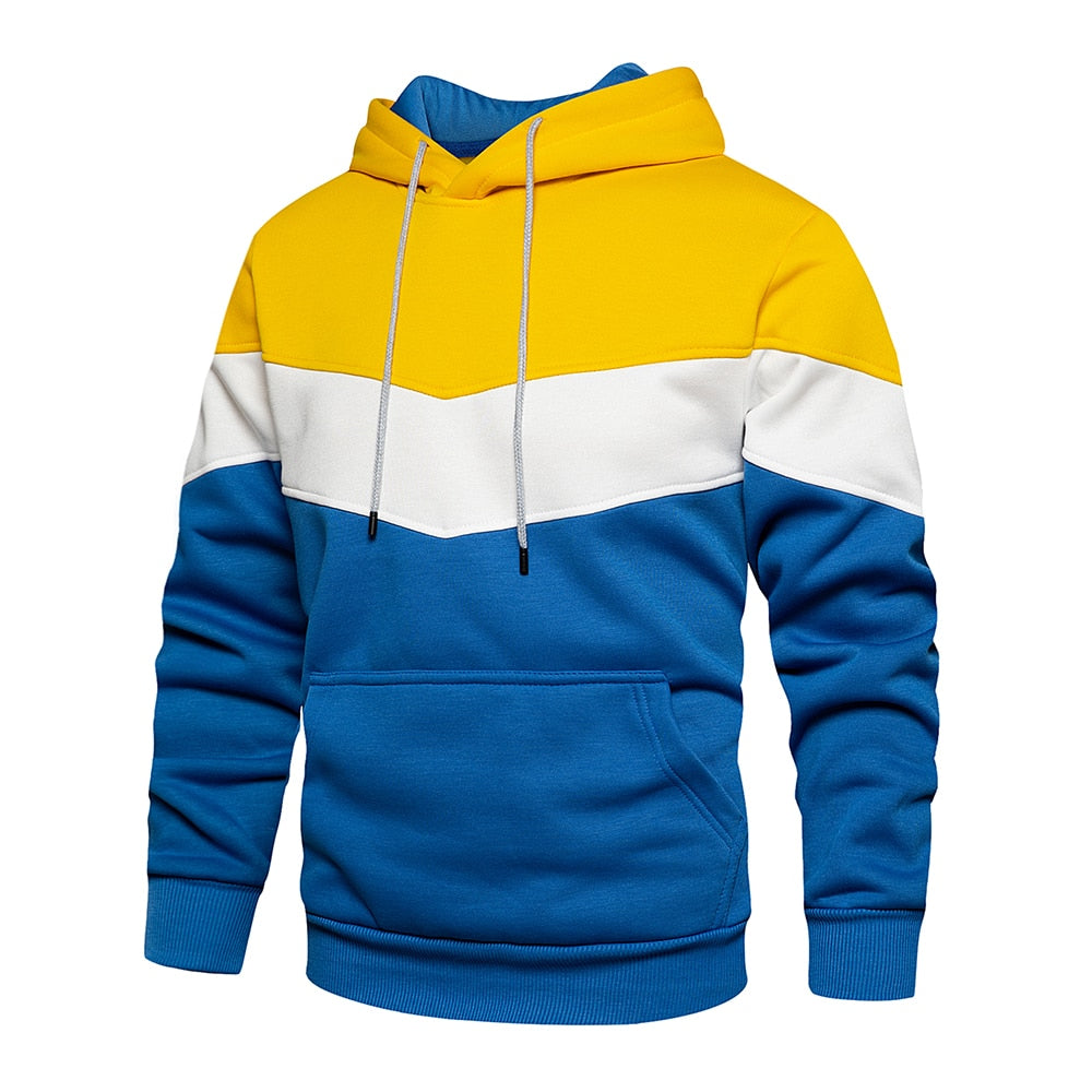 Heren Hoodie Katoen Mix Zwart Darius