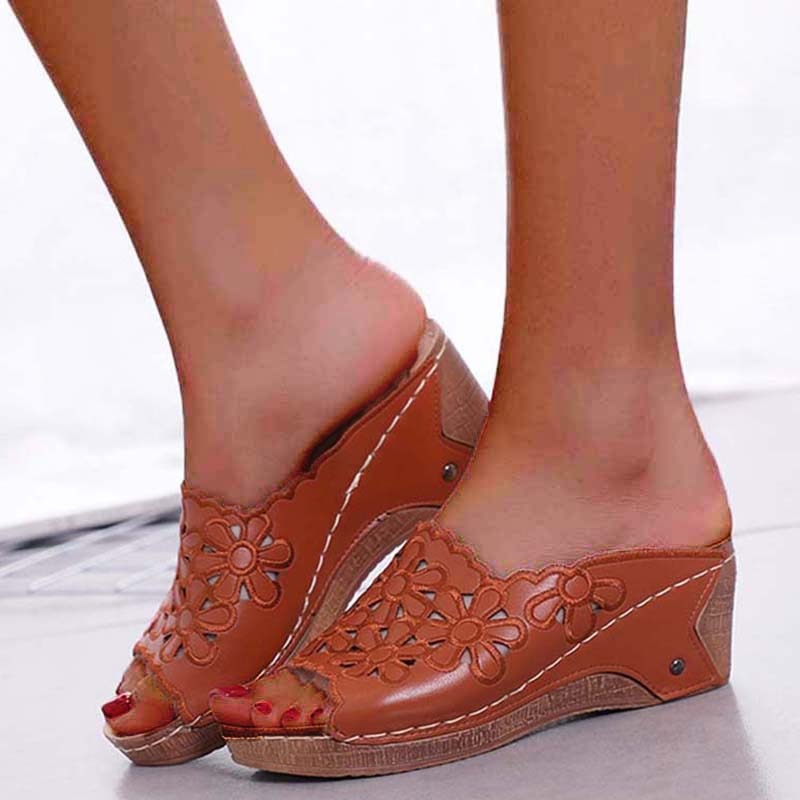 Orthopedische retro sleehakken voor dames