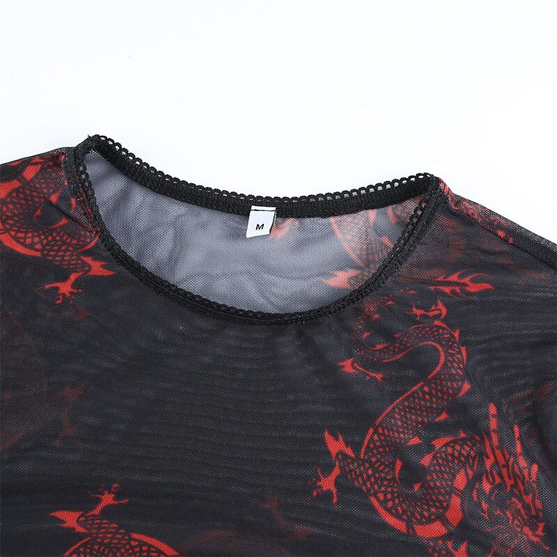 Mesh Dragon Tasje voor een Avondje Uit