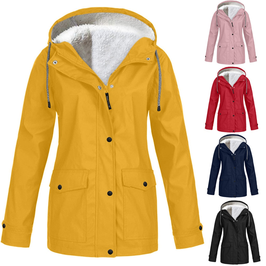 Waterdichte Outdoor Jacket Met Zacht Gevoerde Voering - Mode Vibes