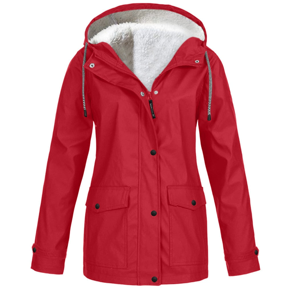 Waterdichte Outdoor Jacket Met Zacht Gevoerde Voering