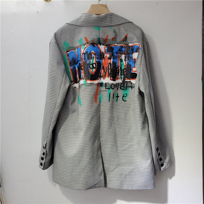 Dames Blazer Oversized Stijlvol Leuk