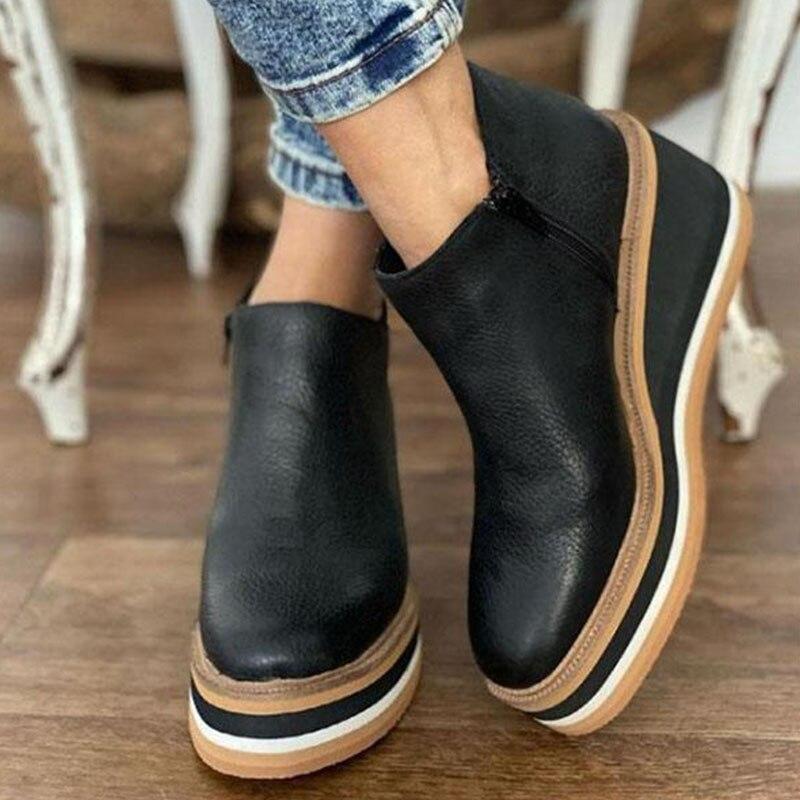 Comfortabele Enkellaarsjes Plateau Zool Mira