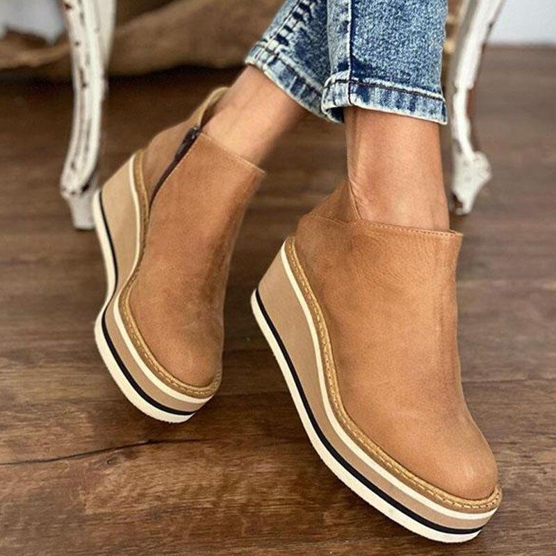 Comfortabele Enkellaarsjes Plateau Zool Mira