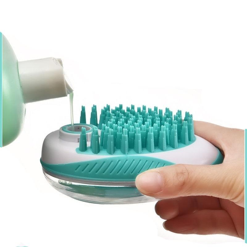 Hond Zeepdispenser 2-in-1 Massageborstel - Mode Vibes