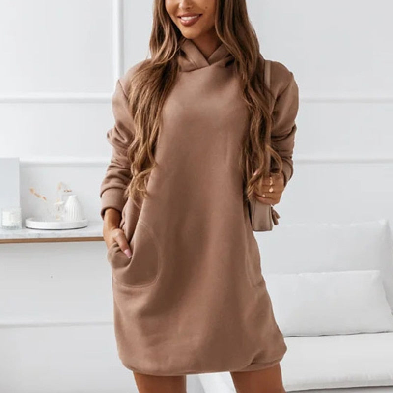 Zachte Liv Hoody Comfortabel Warme Sweatshirt - Mode Vibes