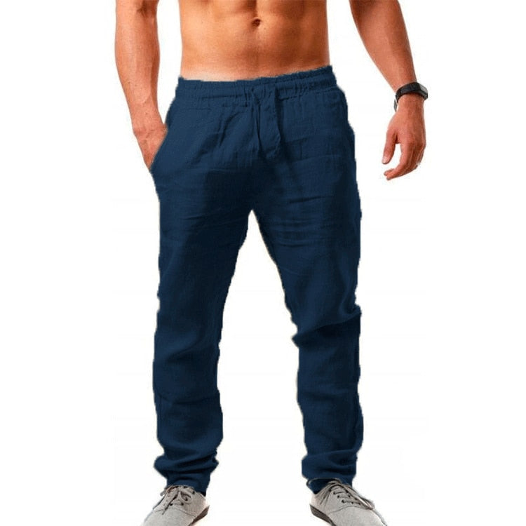 Linnen Broek Heren Luchtig Comfortabel