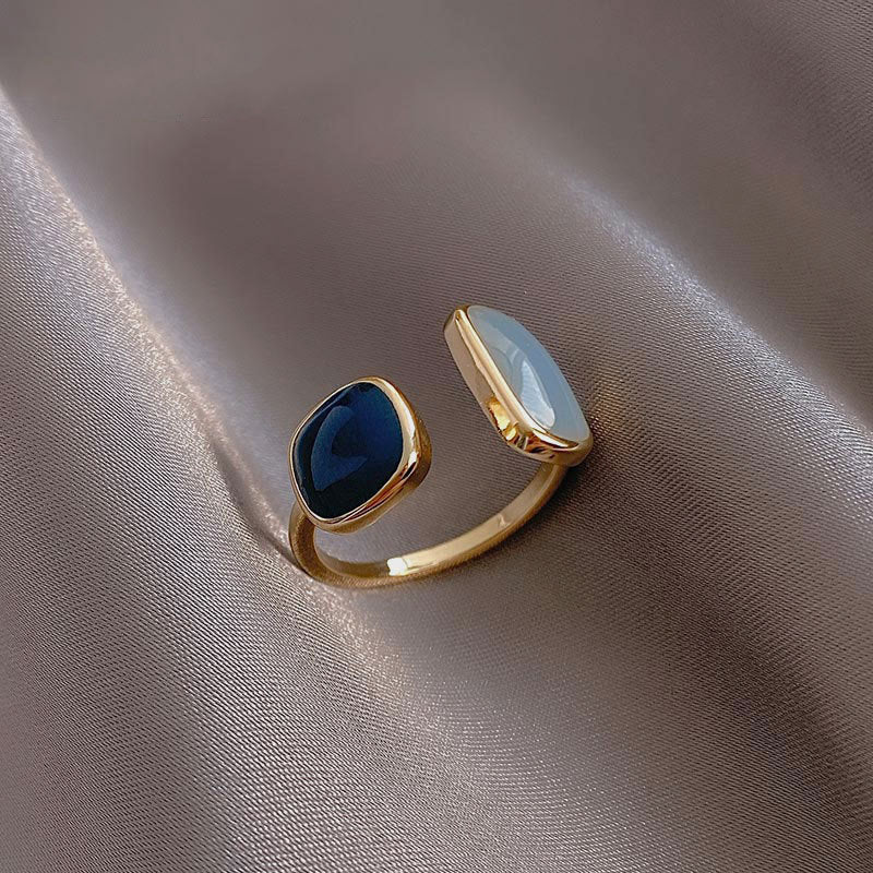 Verstelbare Gouden Steenring voor Vrouw - Mode Vibes