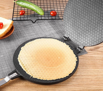 Wafelijzer Koekenpan voor Wafels en Omeletten - Mode Vibes