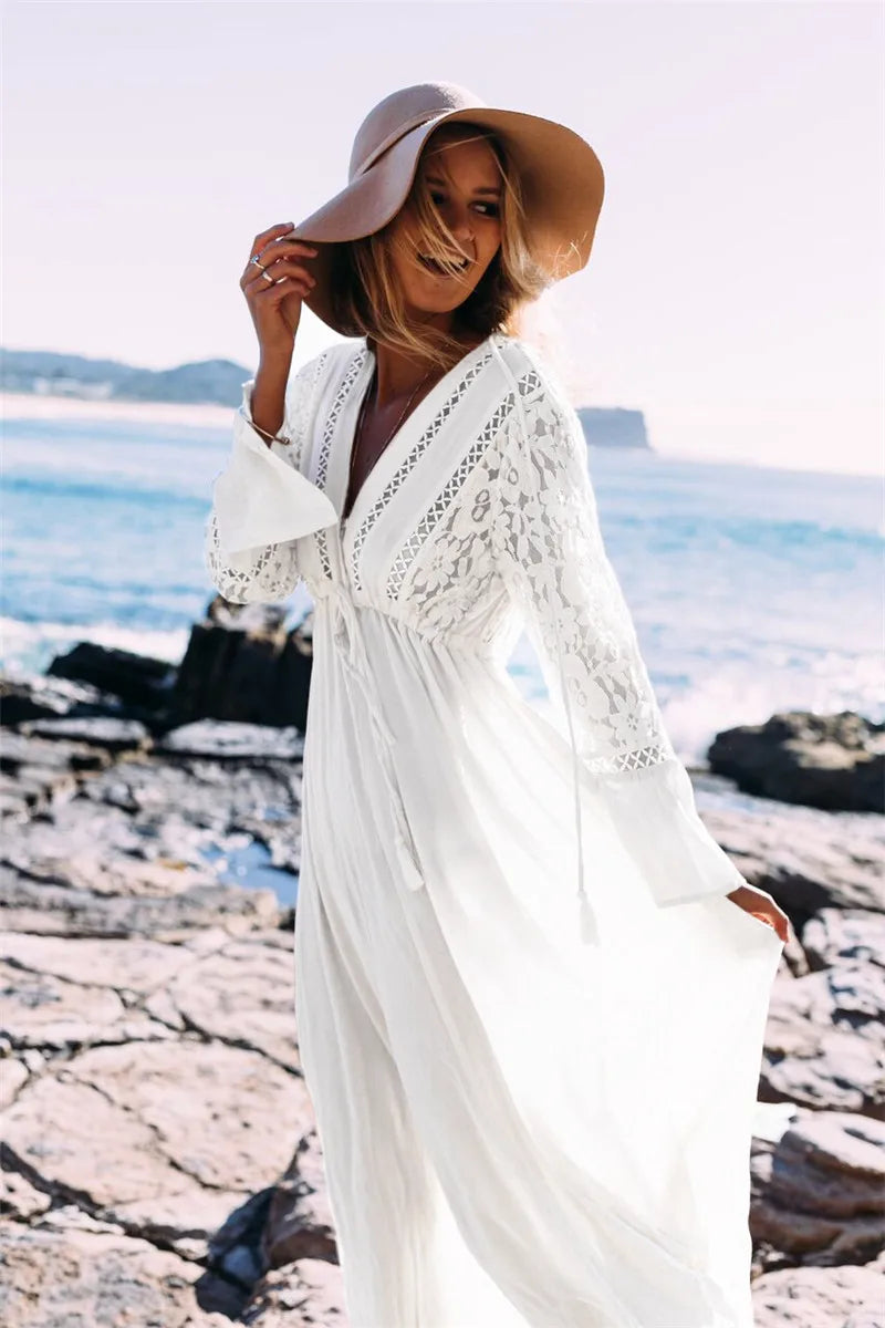 Maxi Jurk Zomer Comfortabel Lange Jurk