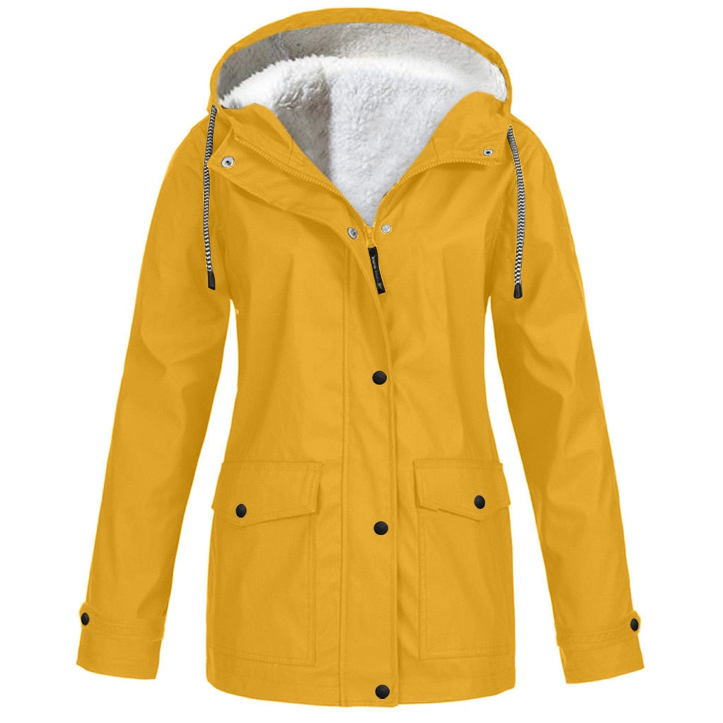Waterdichte Outdoor Jacket Met Zacht Gevoerde Voering