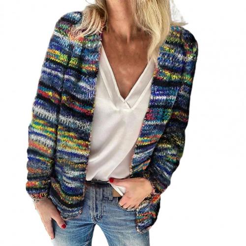 Kleurrijke Dames Vest Regenboog Motief Eliza - Mode Vibes