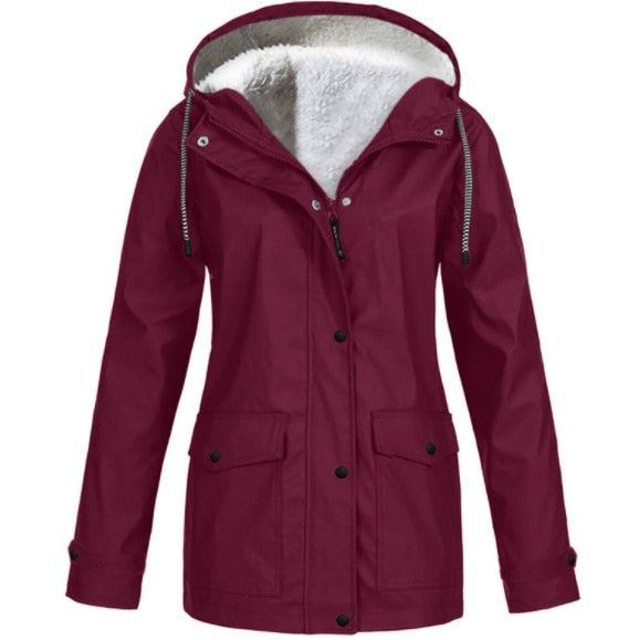 Waterdichte Outdoor Jacket Met Zacht Gevoerde Voering