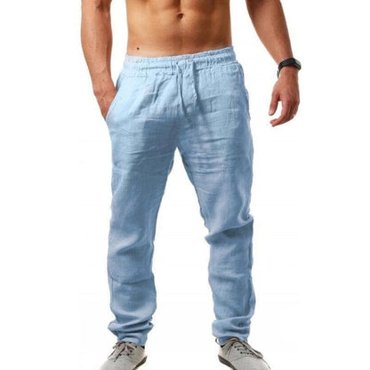 Linnen Broek Heren Luchtig Comfortabel