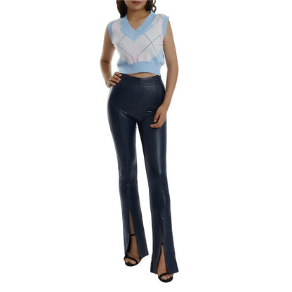 Yenna Flared Broek Trendy Losse Fit