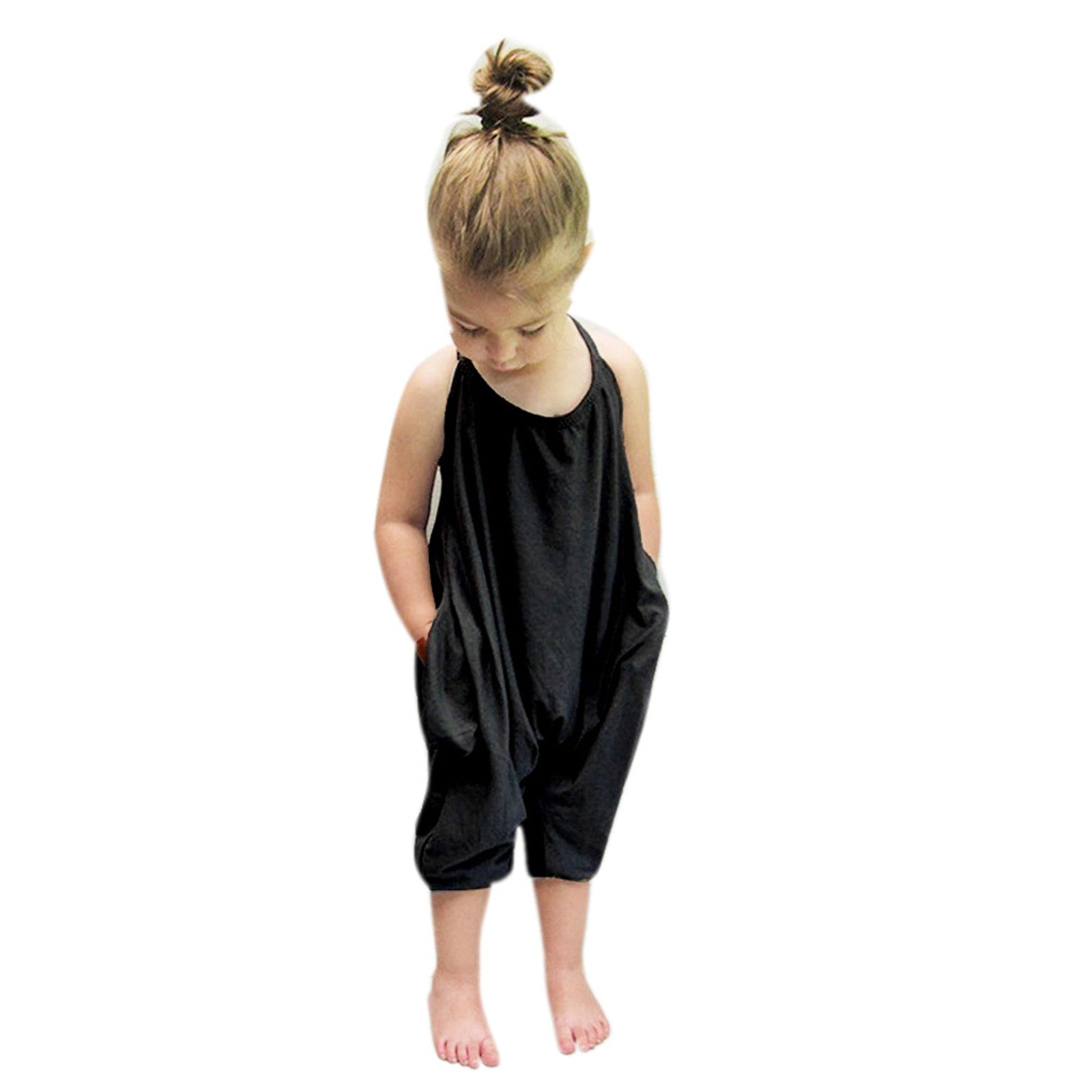 Meisjes Jumpsuit Halter Neck Jurk Mila - Mode Vibes
