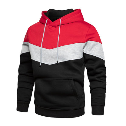Heren Hoodie Katoen Mix Zwart Darius