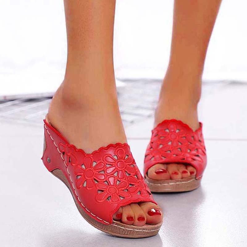 Orthopedische retro sleehakken voor dames